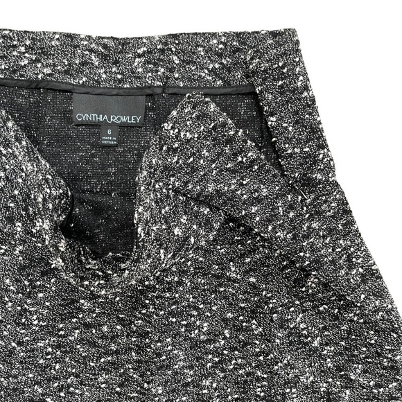 Cynthia Rowley Speckled‎ Flecked Textured Swing Flare A-Line Skirt 6 - Picture 3 of 6